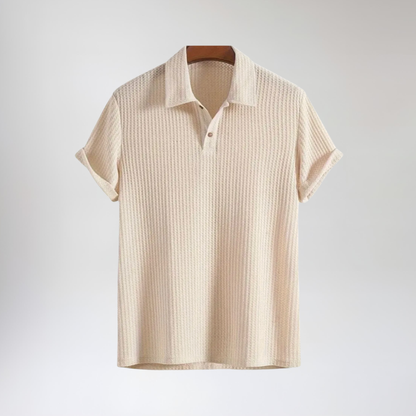 Unbr&nd - Men's Waffle-Knit Old Money Polo